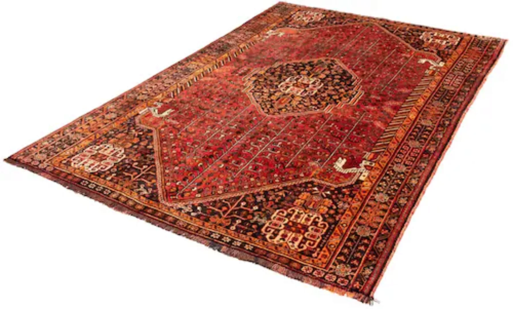 morgenland Wollteppich »Shiraz Medaillon 238 x 174 cm«, rechteckig günstig online kaufen