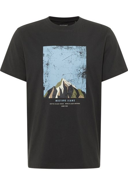 MUSTANG Kurzarmshirt T-Shirt günstig online kaufen