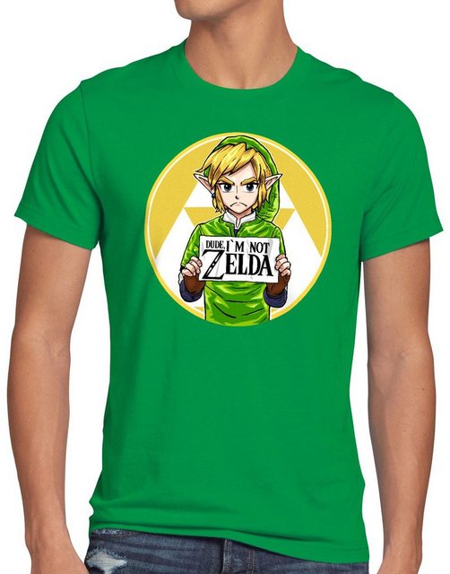 style3 Print-Shirt Herren T-Shirt I am not Zelda link prinzessin switch günstig online kaufen