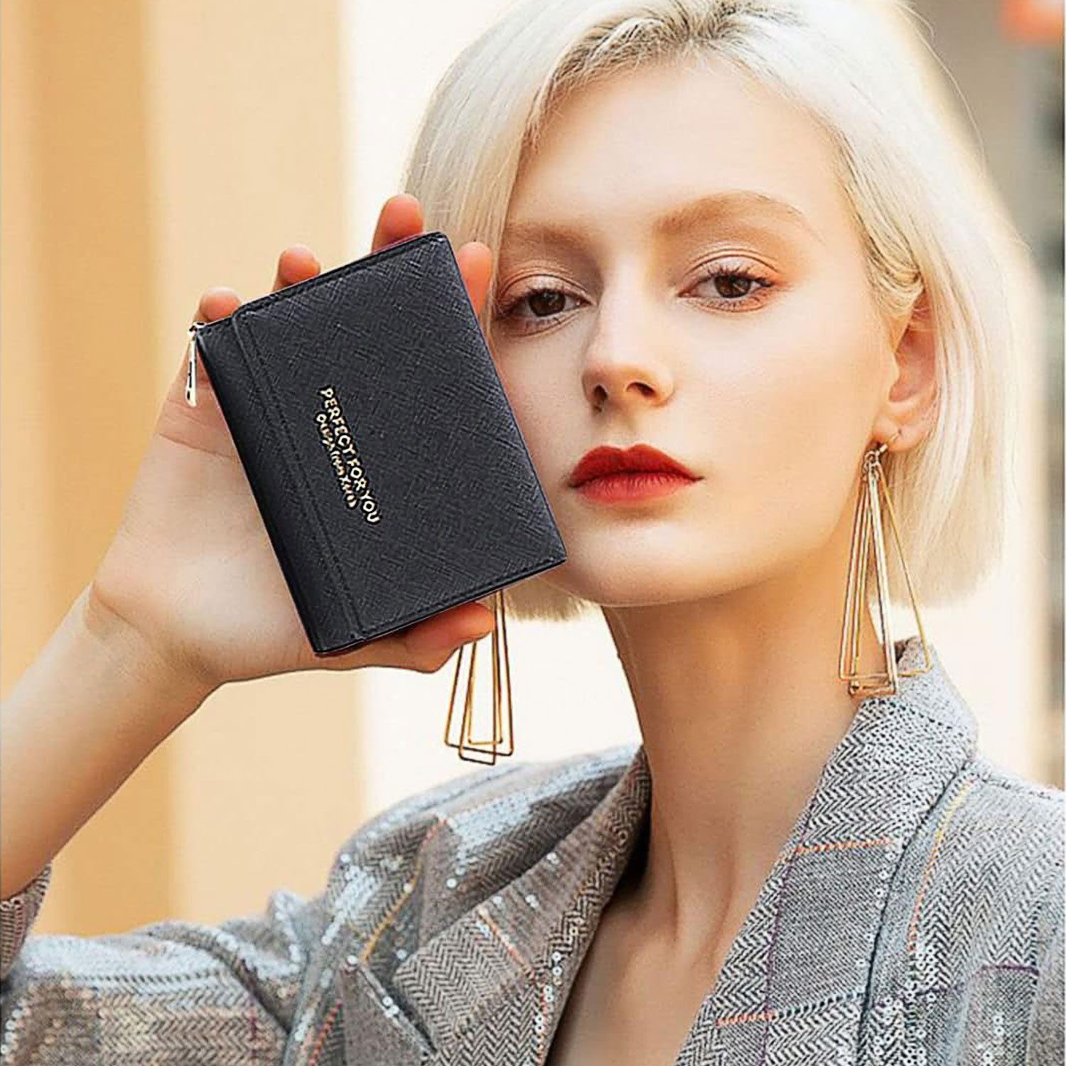 REDOM Geldbörse Damen Geldbeutel Geldtasche Portemonnaie günstig online kaufen