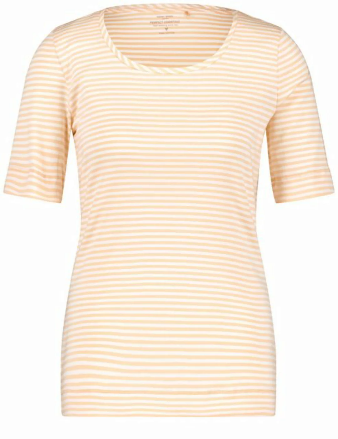 GERRY WEBER Kurzarmshirt Geringeltes T-Shirt aus Baumwolle günstig online kaufen