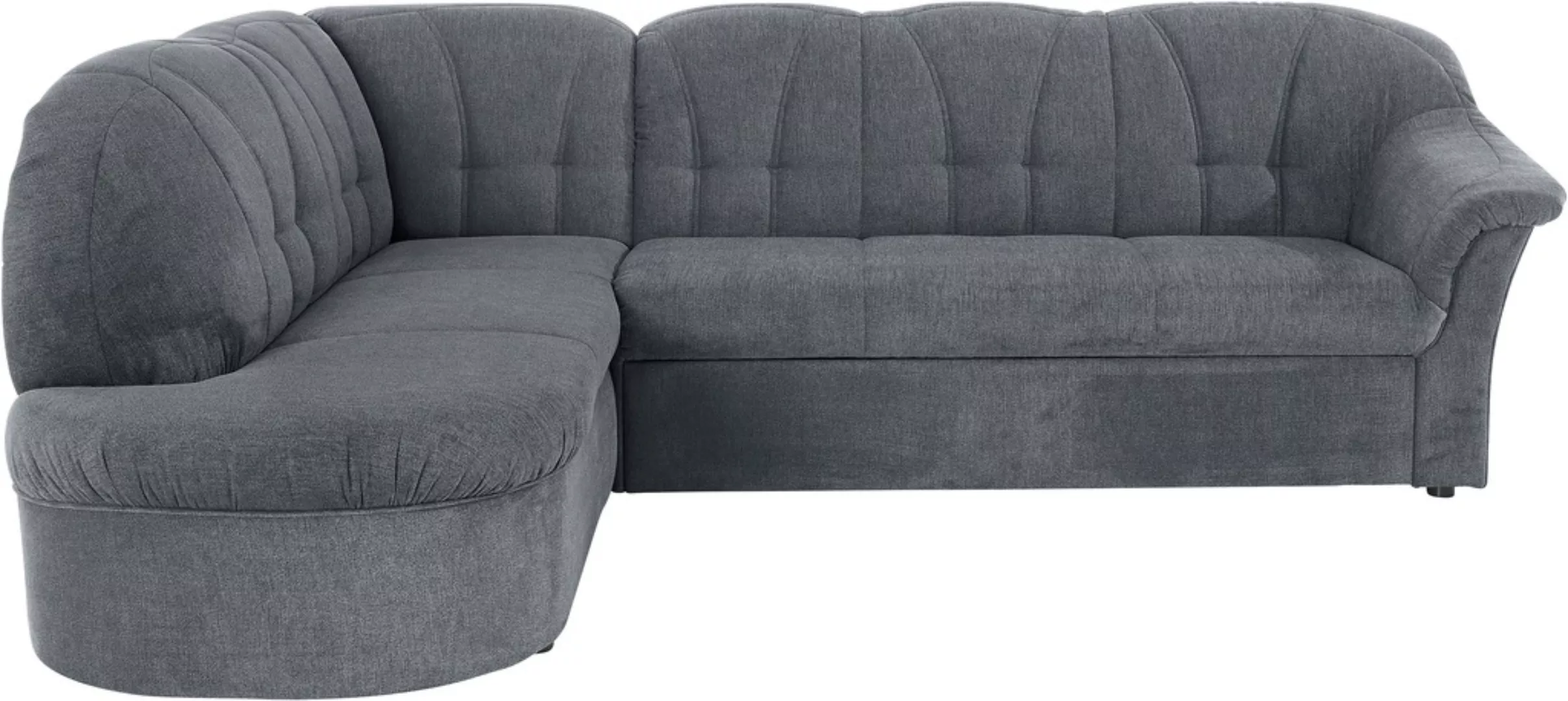 DOMO collection Ecksofa »Pegnitz, elegante Rückensteppung, zeitlose Formens günstig online kaufen