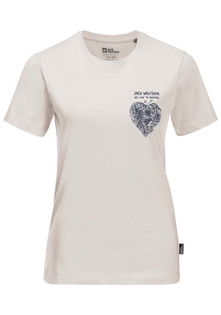 Jack Wolfskin T-Shirt DISCOVER HEART T W günstig online kaufen