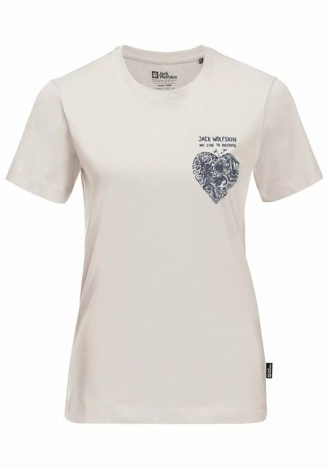 Jack Wolfskin T-Shirt "DISCOVER HEART T W" günstig online kaufen