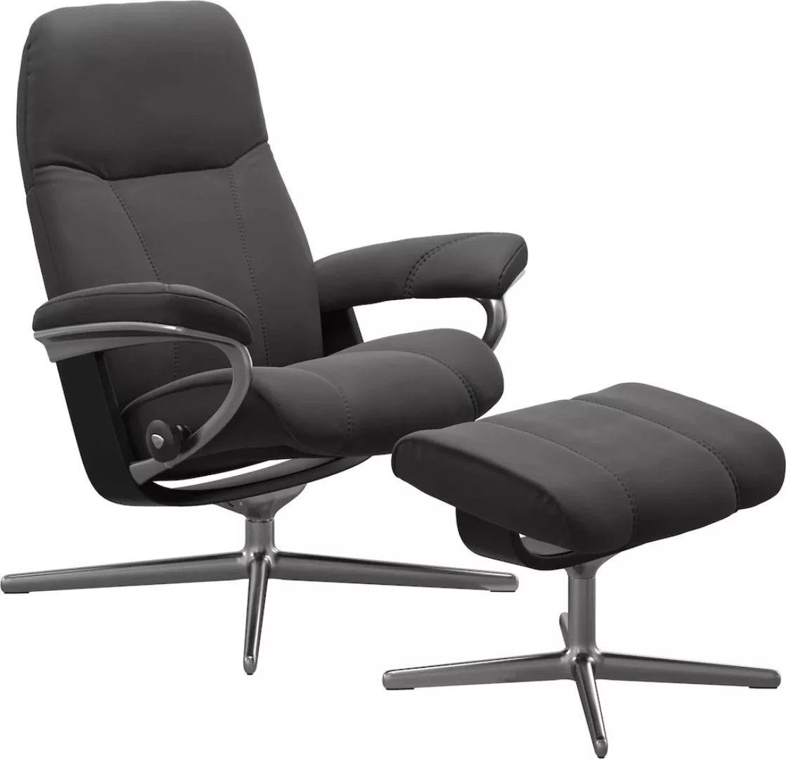 Stressless Relaxsessel "Consul", (Set, Relaxsessel mit Hocker), mit Hocker, günstig online kaufen