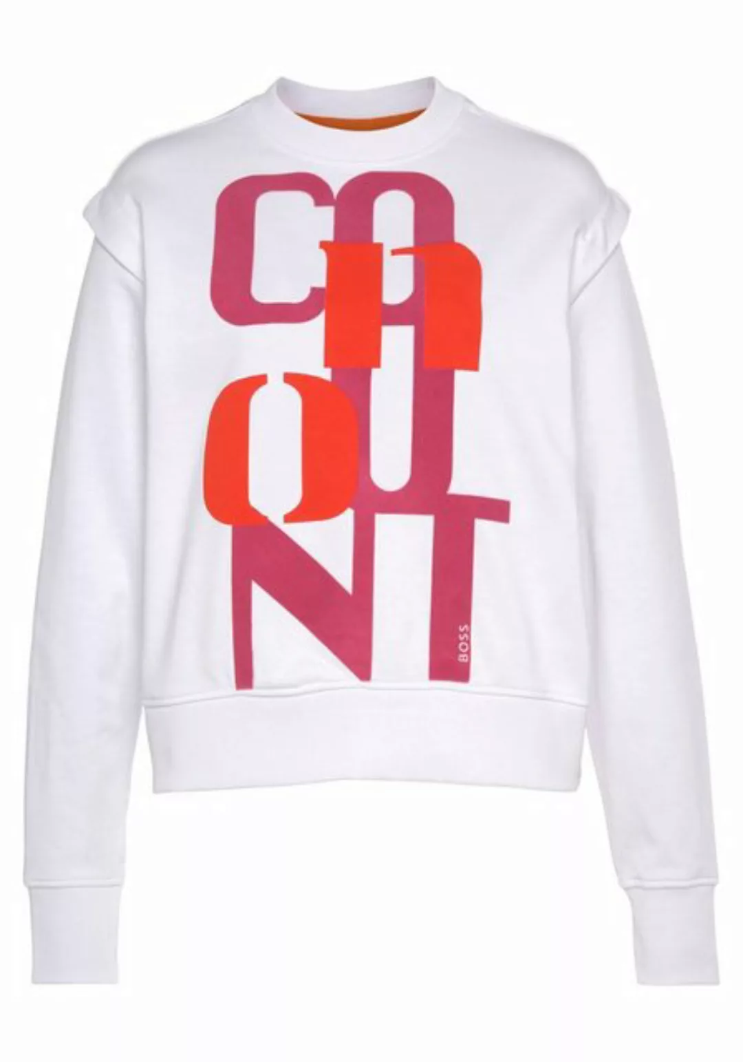 BOSS ORANGE Sweatshirt C_Esinea_print mit Rundhalsausschnitt günstig online kaufen