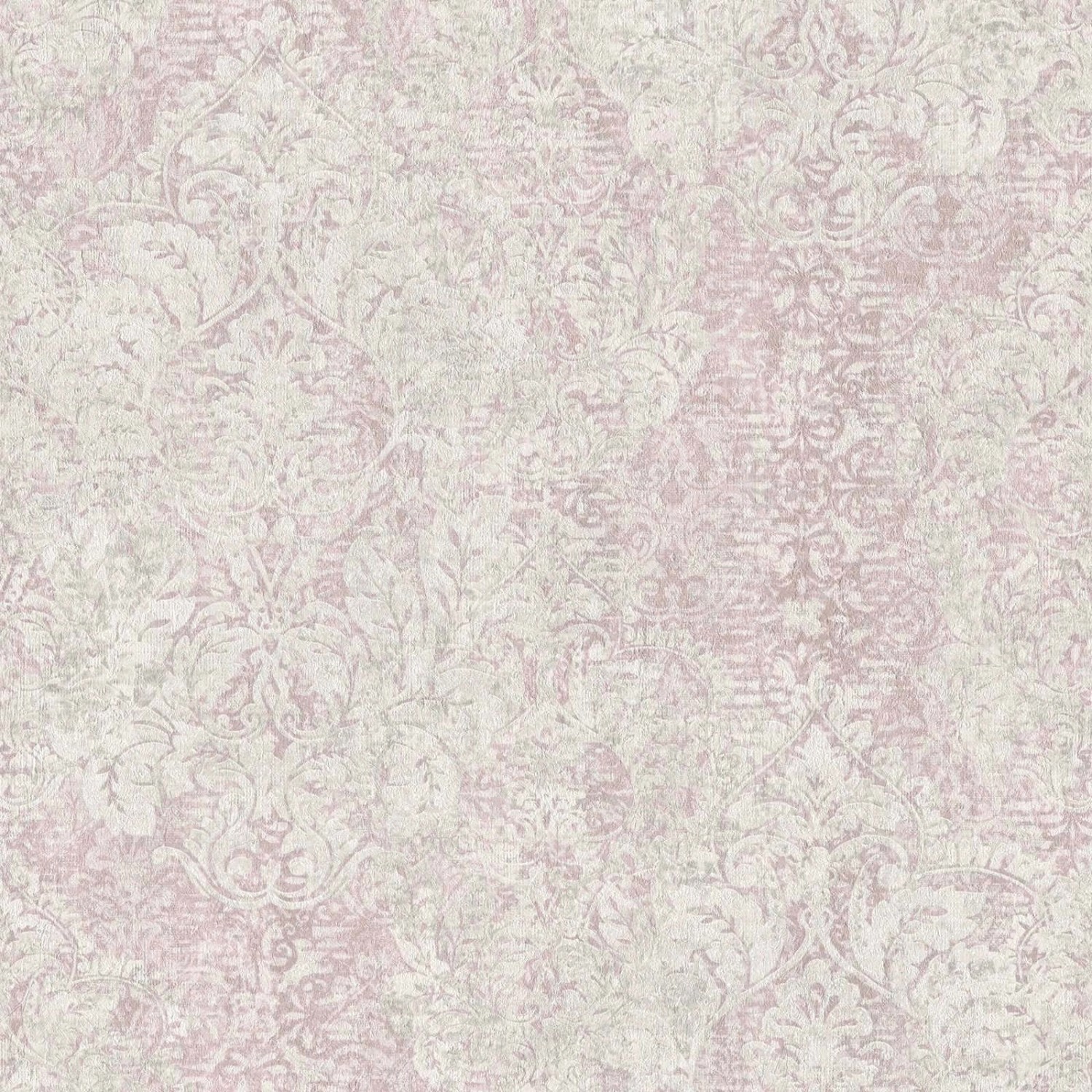 Bricoflor Shabby Tapete in Weiß Rosa Esszimmer und Schlafzimmer Vliestapete günstig online kaufen