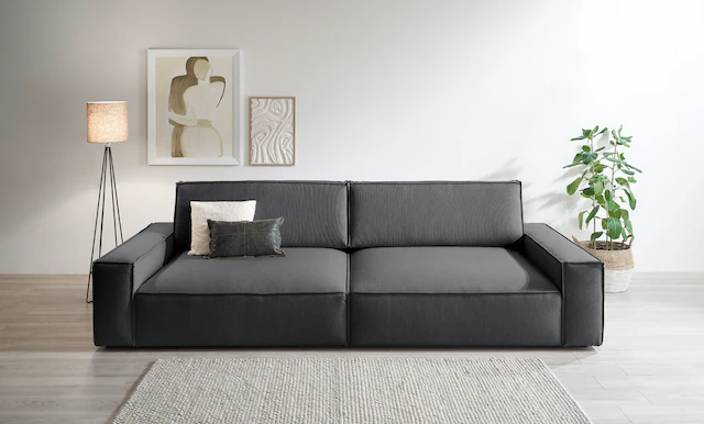 Home affaire Big-Sofa "NEU: SHERWOOD XXL, Big-Sofa (316cm), extra tiefe Sit günstig online kaufen