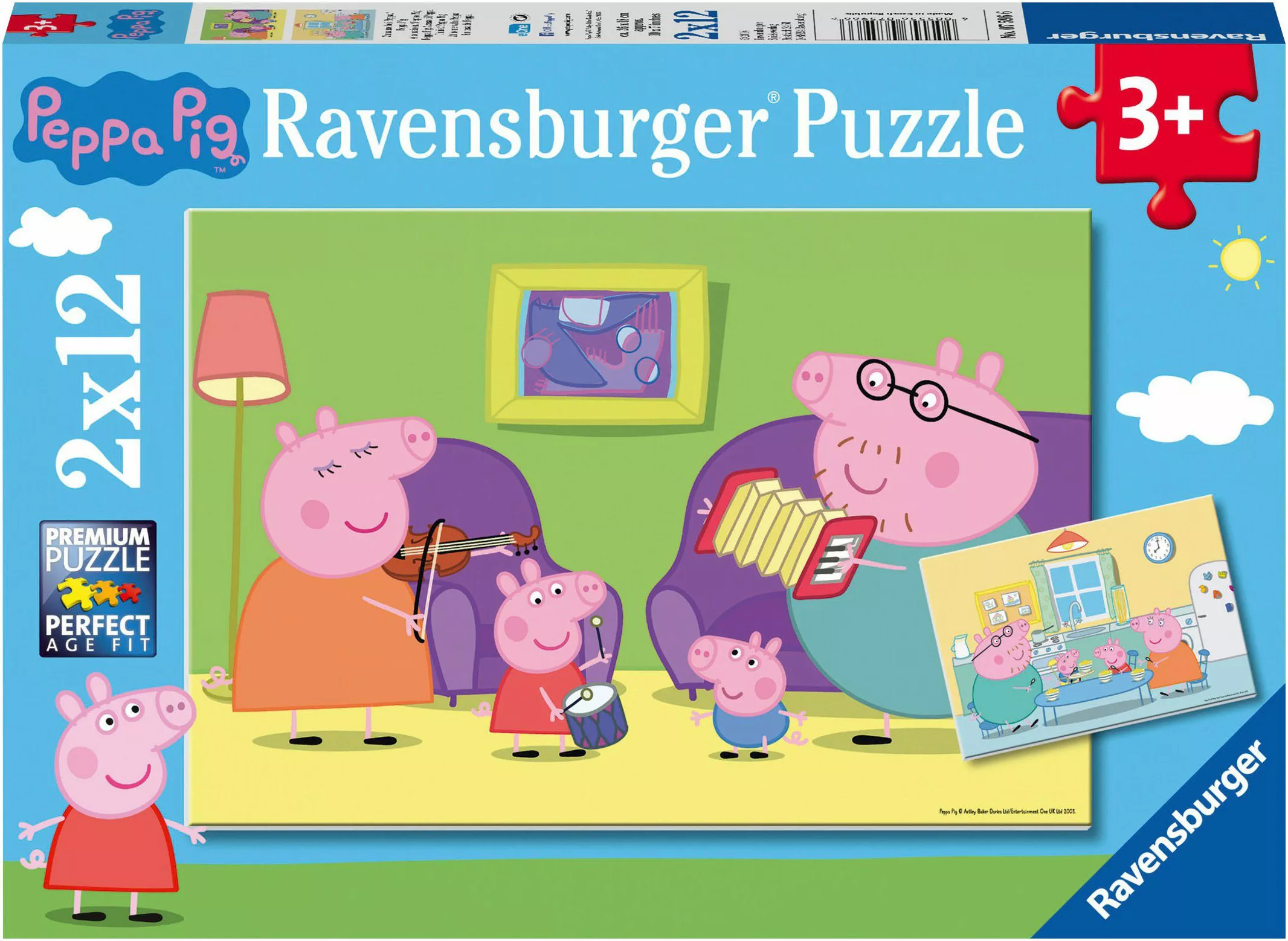 Ravensburger Puzzle Zuhause bei Peppa, 24 günstig online kaufen