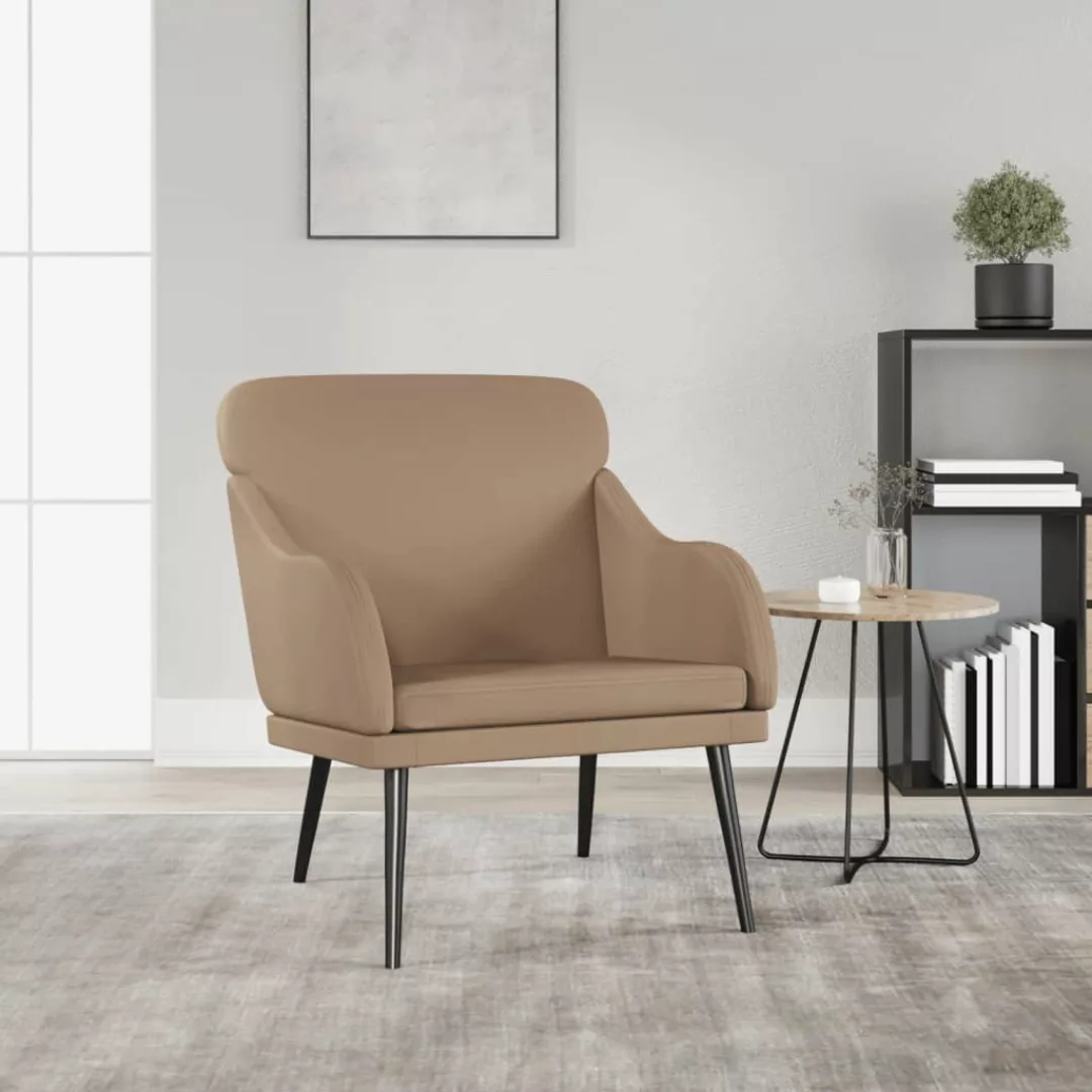 Vidaxl Sessel Cappuccino-braun 63x76x80 Cm Kunstleder günstig online kaufen