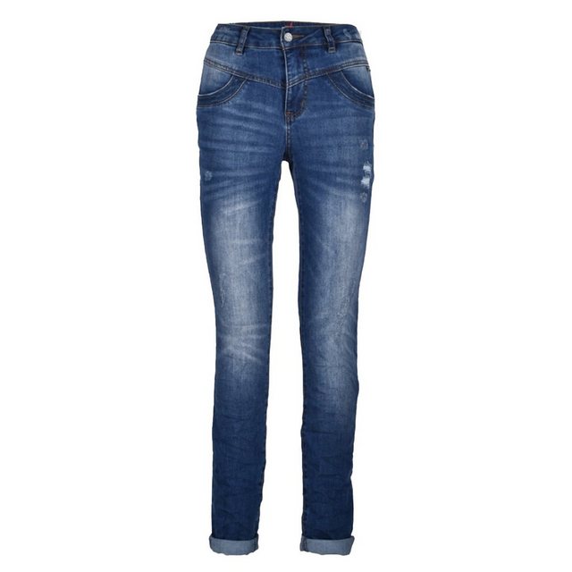 Buena Vista 5-Pocket-Jeans Florida B Stretch Denim - roughed indigo günstig online kaufen