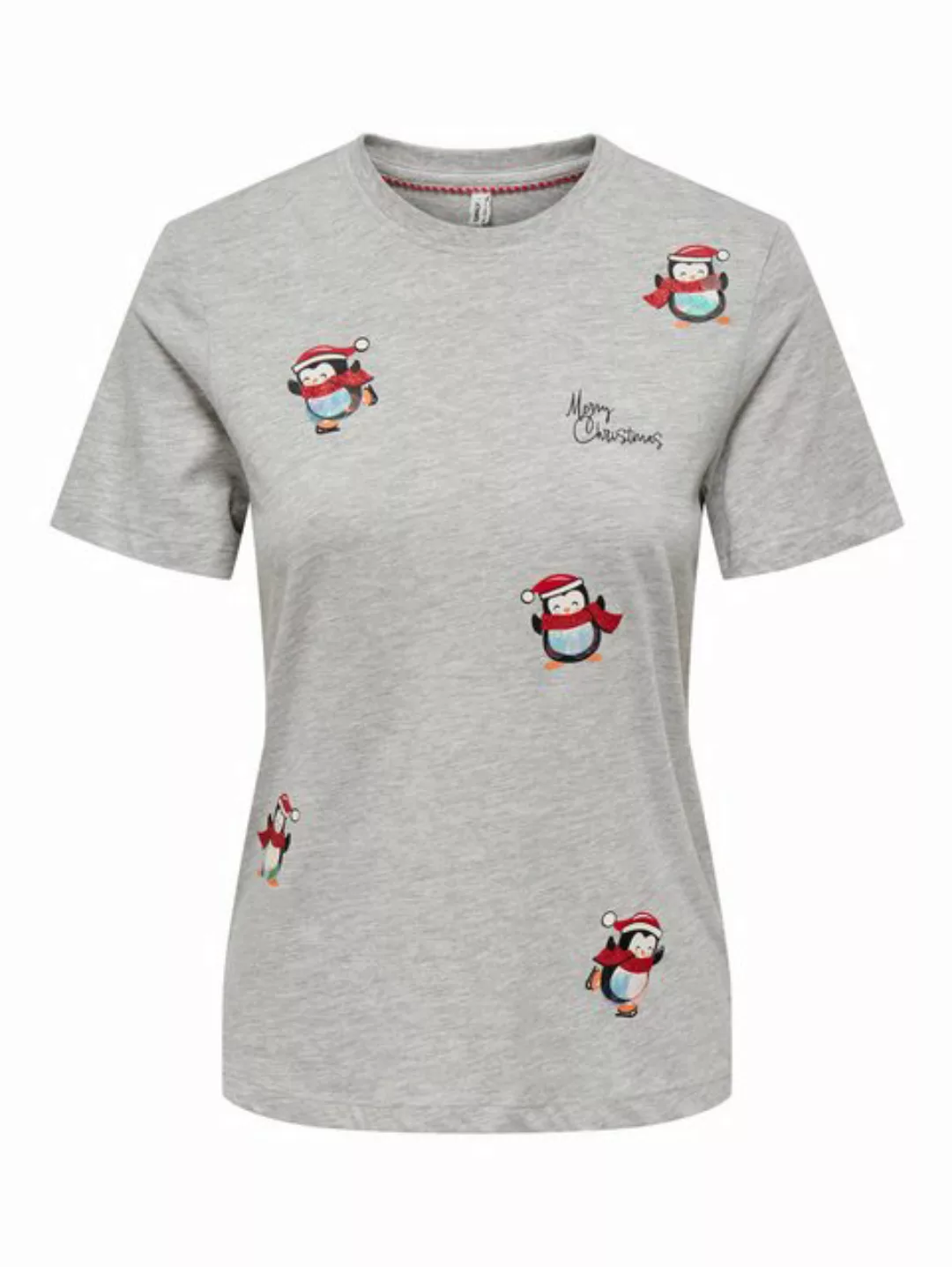 ONLY Kurzarmshirt ONLKITA LIFE REG S/S TOP BOX XMAS JRS günstig online kaufen