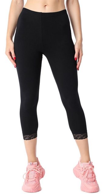 Bellivalini Leggings Damen 3/4 Capri Hose BLV50-224 (1-tlg) aus Baumwolle m günstig online kaufen