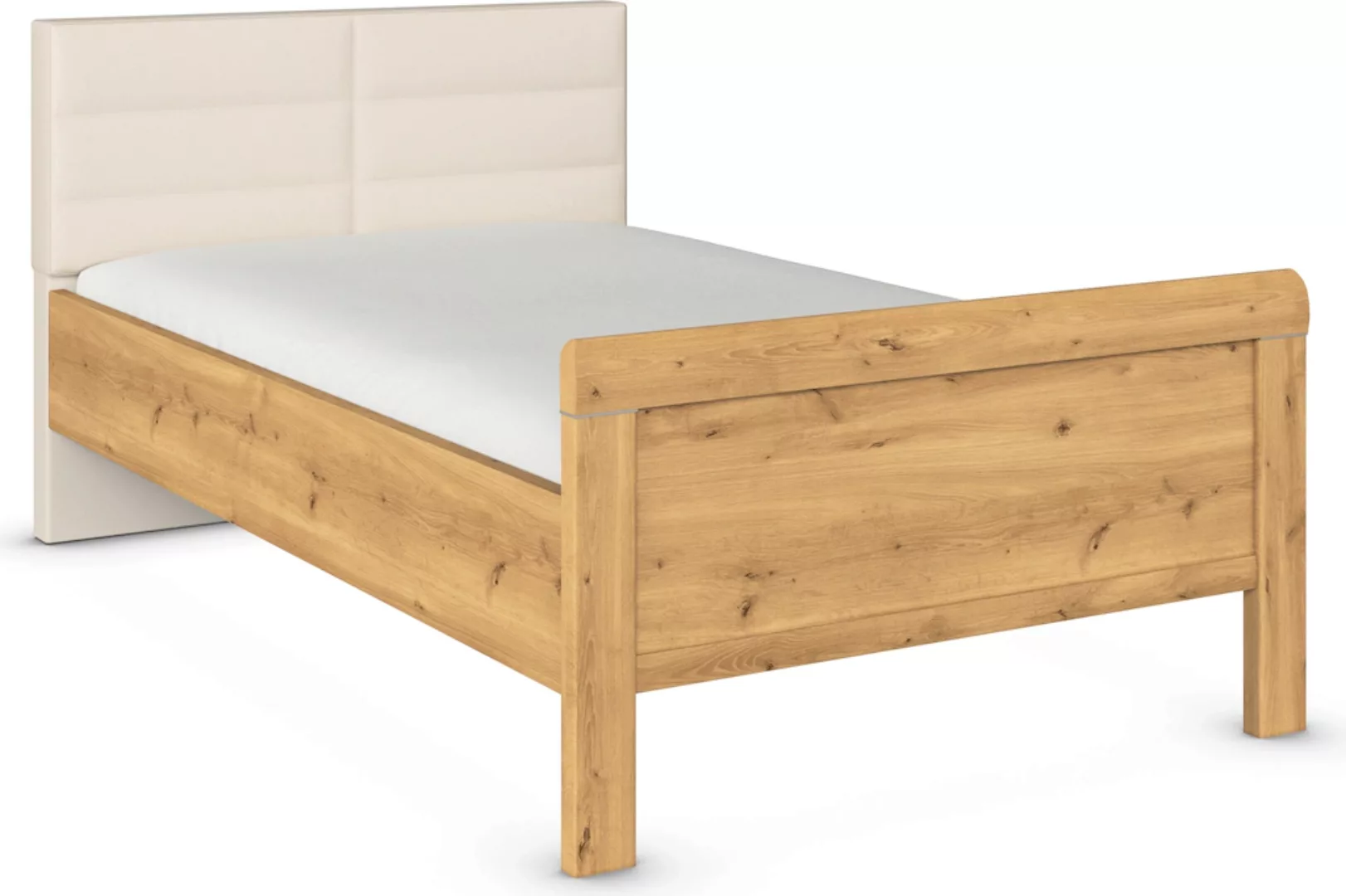 rauch Bett "Evelyn", in Komforthöhe mit Polsterkopfteil in elegantem Stil M günstig online kaufen