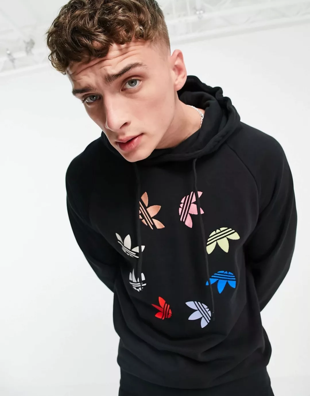 Adidas Originals St Kapuzenpullover XS Black / Multicolor günstig online kaufen