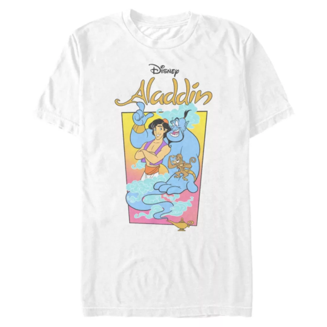 Disney - Aladdin - Gruppe Neon Vapor - Männer T-Shirt günstig online kaufen