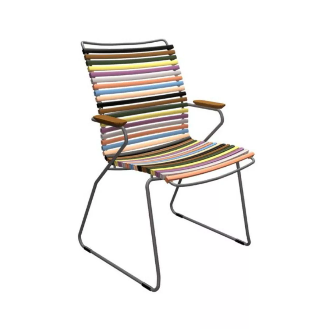 Outdoor Stuhl Click hohe Rückenlehne Multi-Color 1 günstig online kaufen