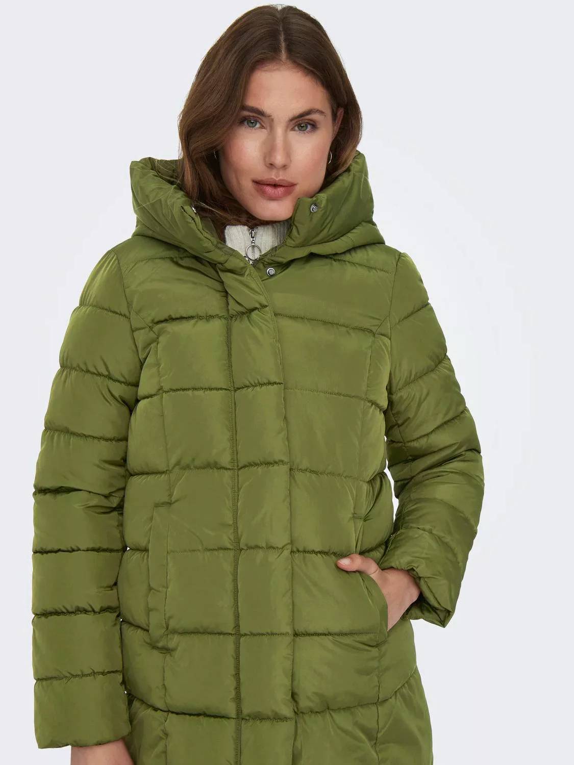 ONLY Steppjacke "ONLLINA PUFFER COAT CC OTW", mit Kapuze günstig online kaufen