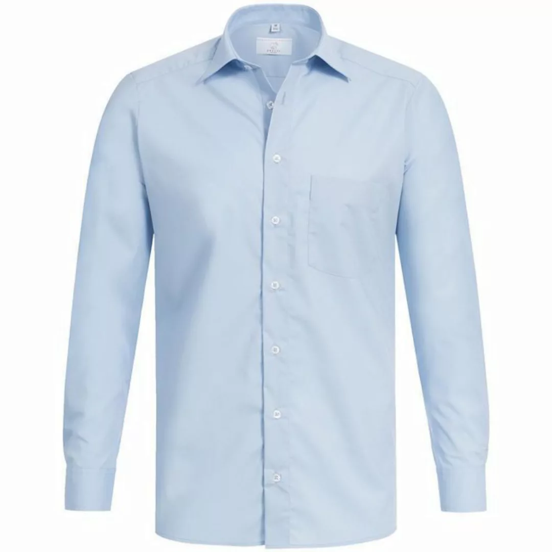 GREIFF Langarmhemd Greiff Corporate Hemd BASIC Herren OEKO TEX® Hellblau günstig online kaufen