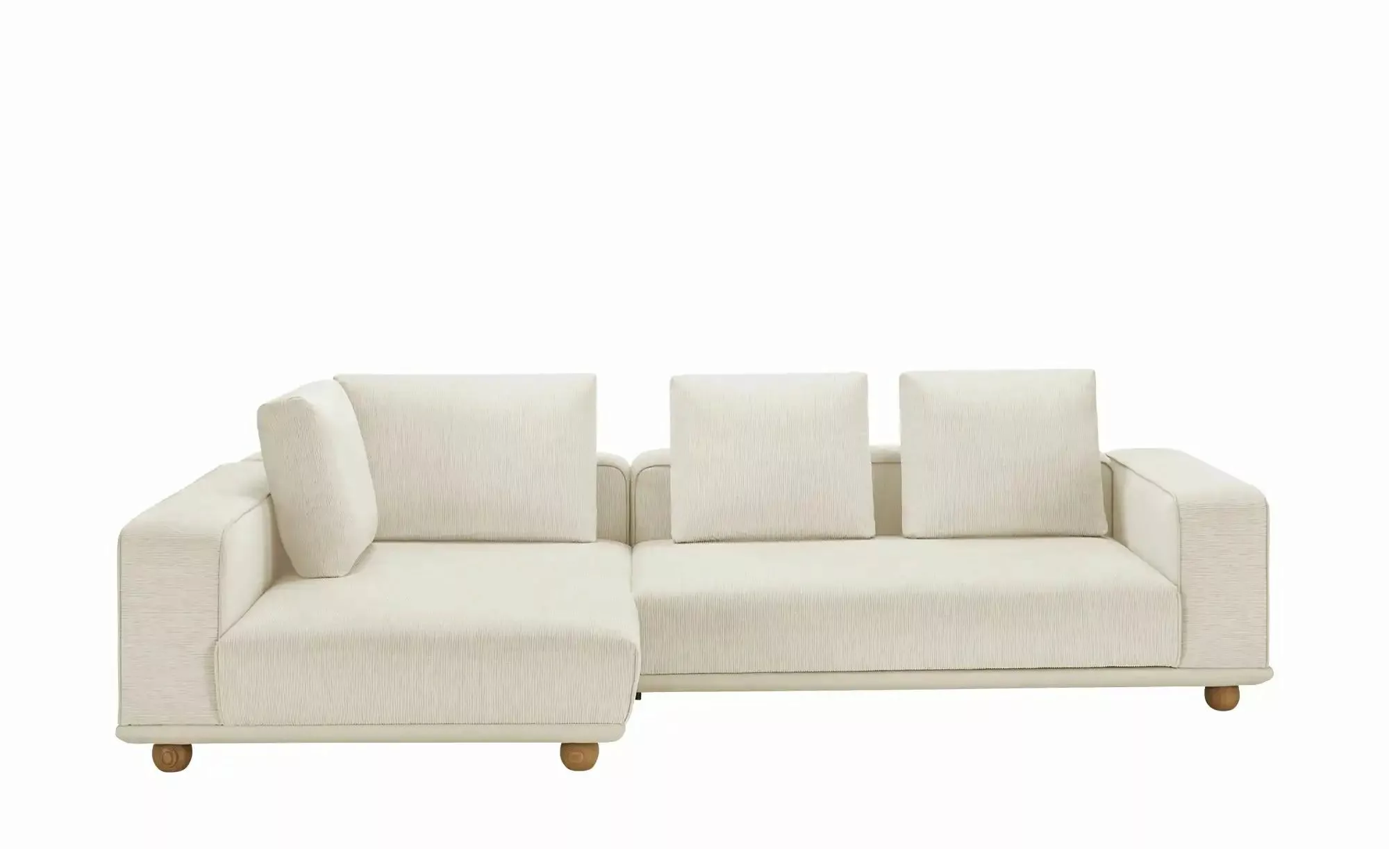 switch Ecksofa aus Mikrofaser Cora ¦ creme ¦ Maße (cm): B: 305 T: 173.0 Pol günstig online kaufen