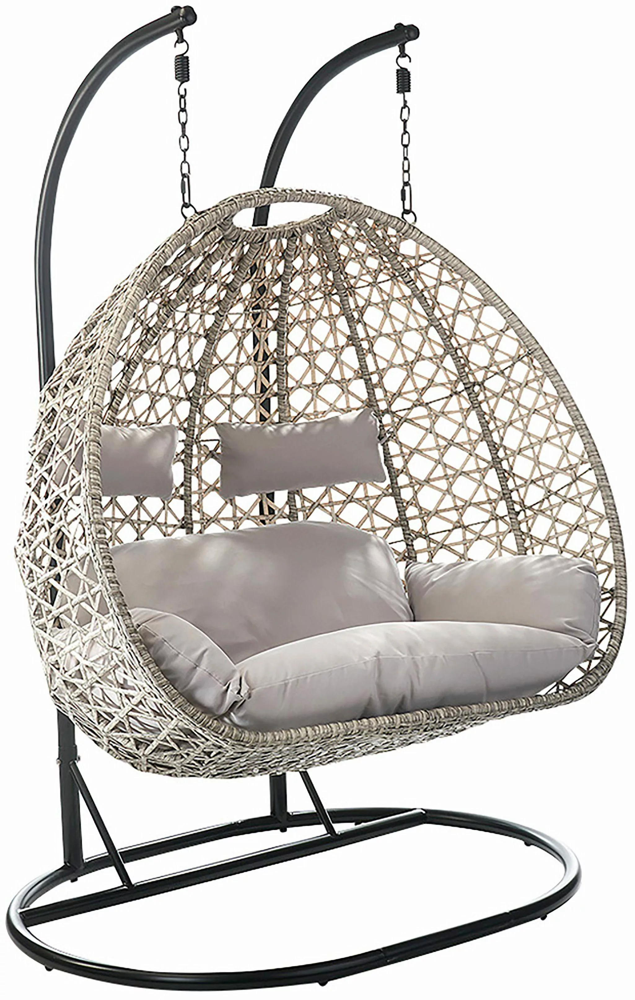 Kobolo Hängesessel TWO Polyrattan Gestell und günstig online kaufen
