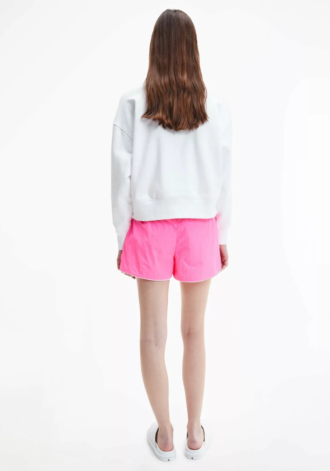 Calvin Klein Jeans Sweatshirt SHRUNKEN INSTITUTIONAL CREW NECK mit Calvin K günstig online kaufen