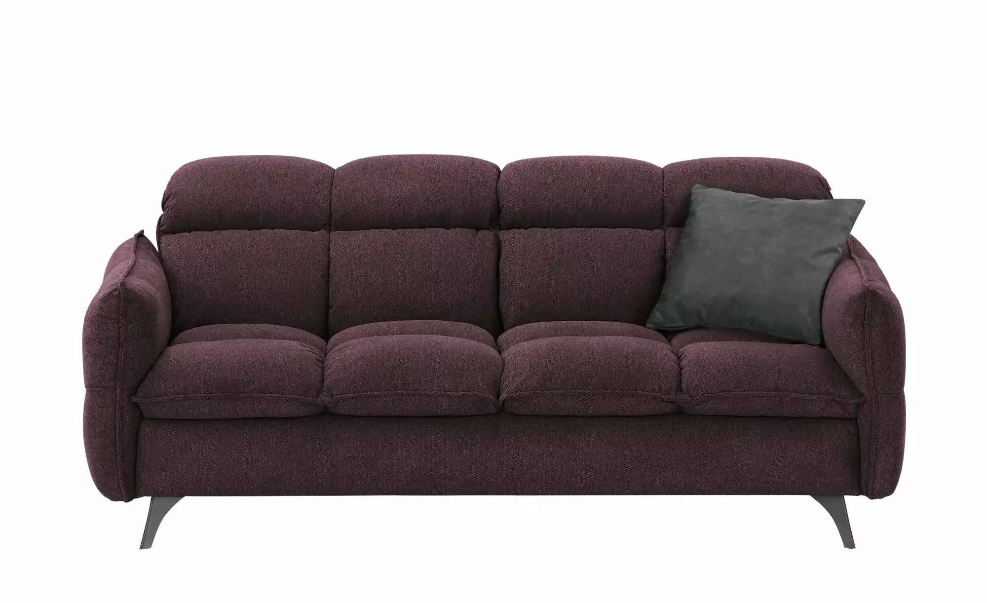 bobb Einzelsofa  Key West ¦ rot ¦ Maße (cm): B: 216 H: 88 T: 123.0 Polsterm günstig online kaufen