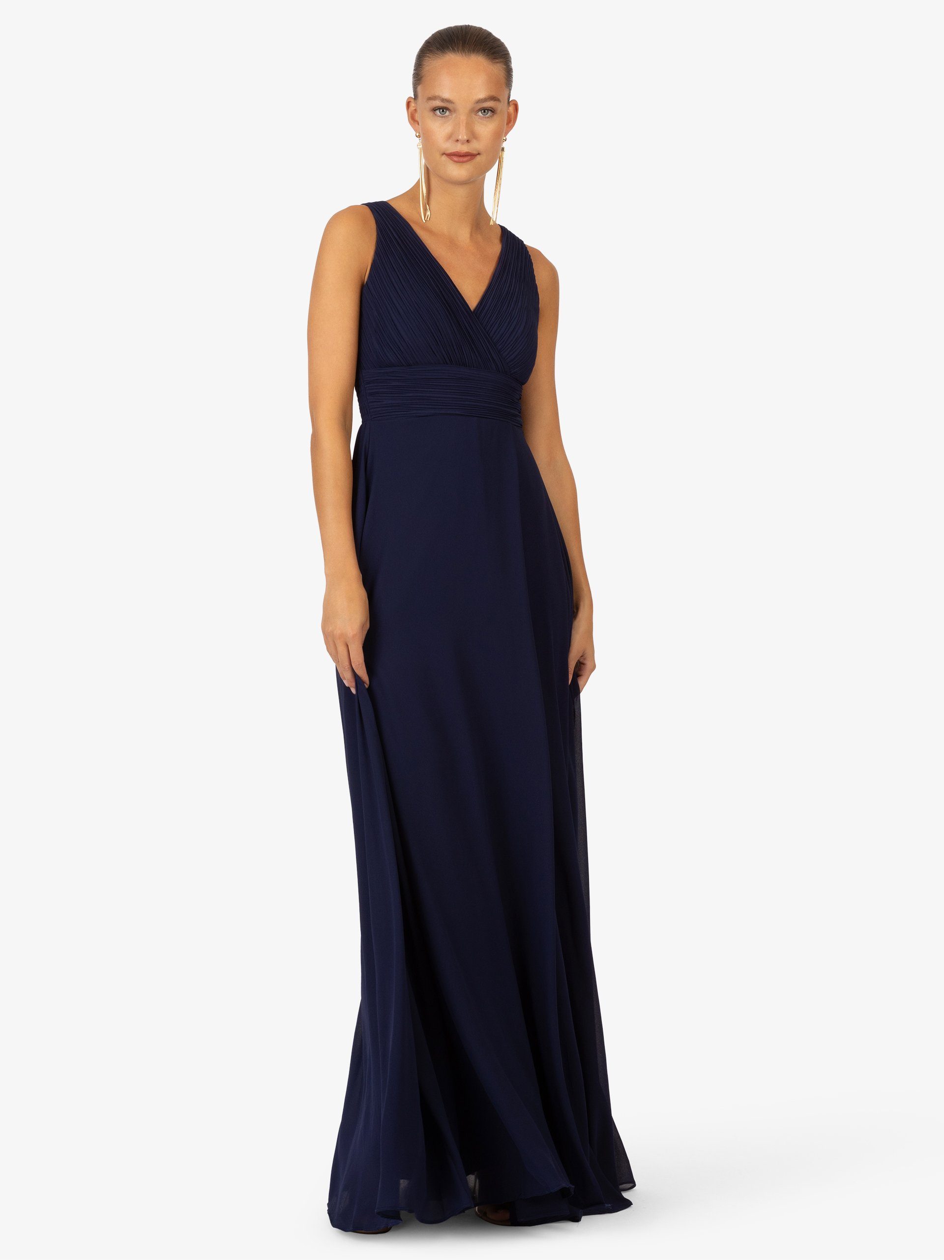 Kraimod Abendkleid mit V-ausschnitt vorne und günstig online kaufen