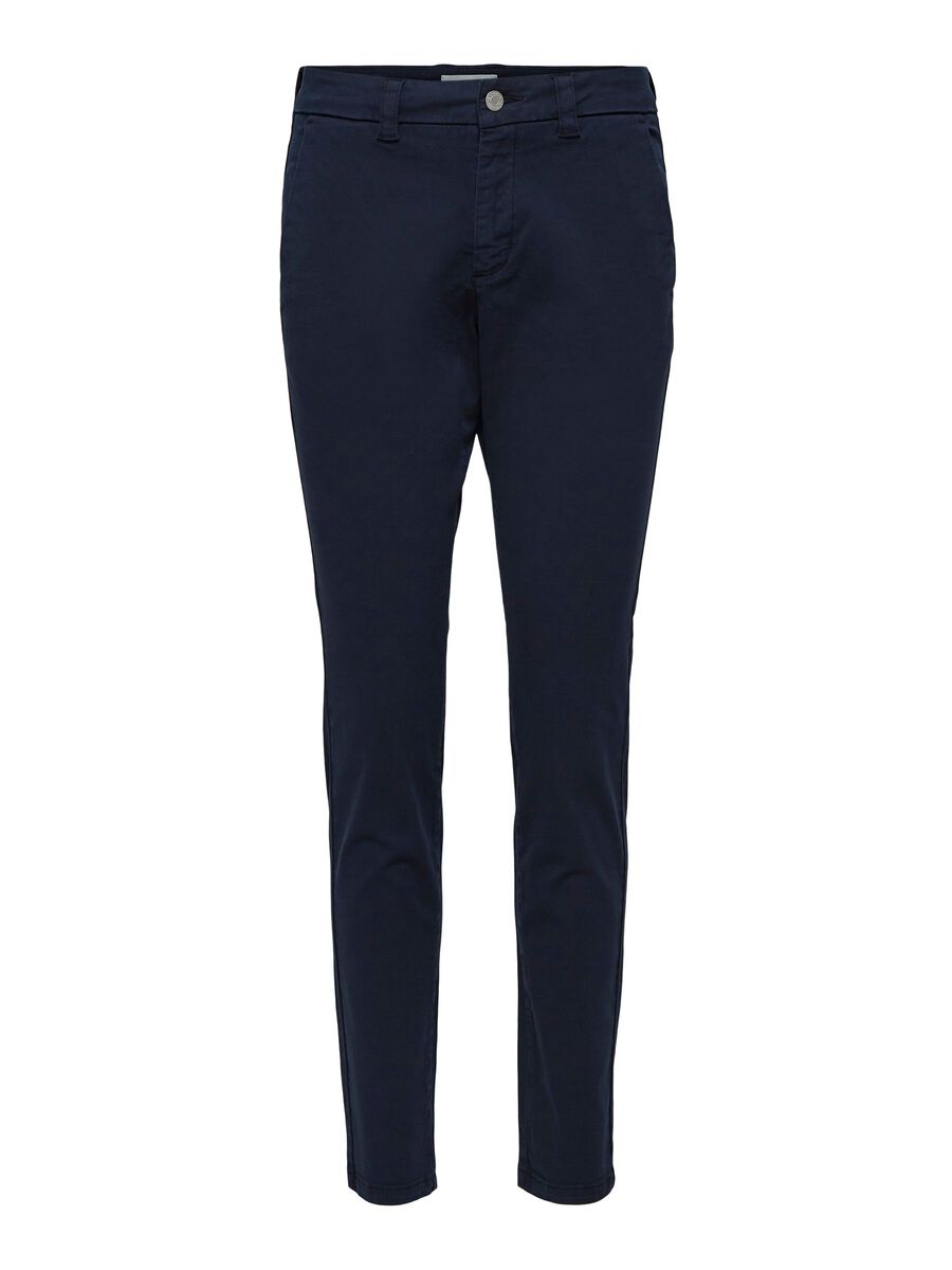 Selected Miley Mid Waist Chino Hose 44 Navy Blazer günstig online kaufen