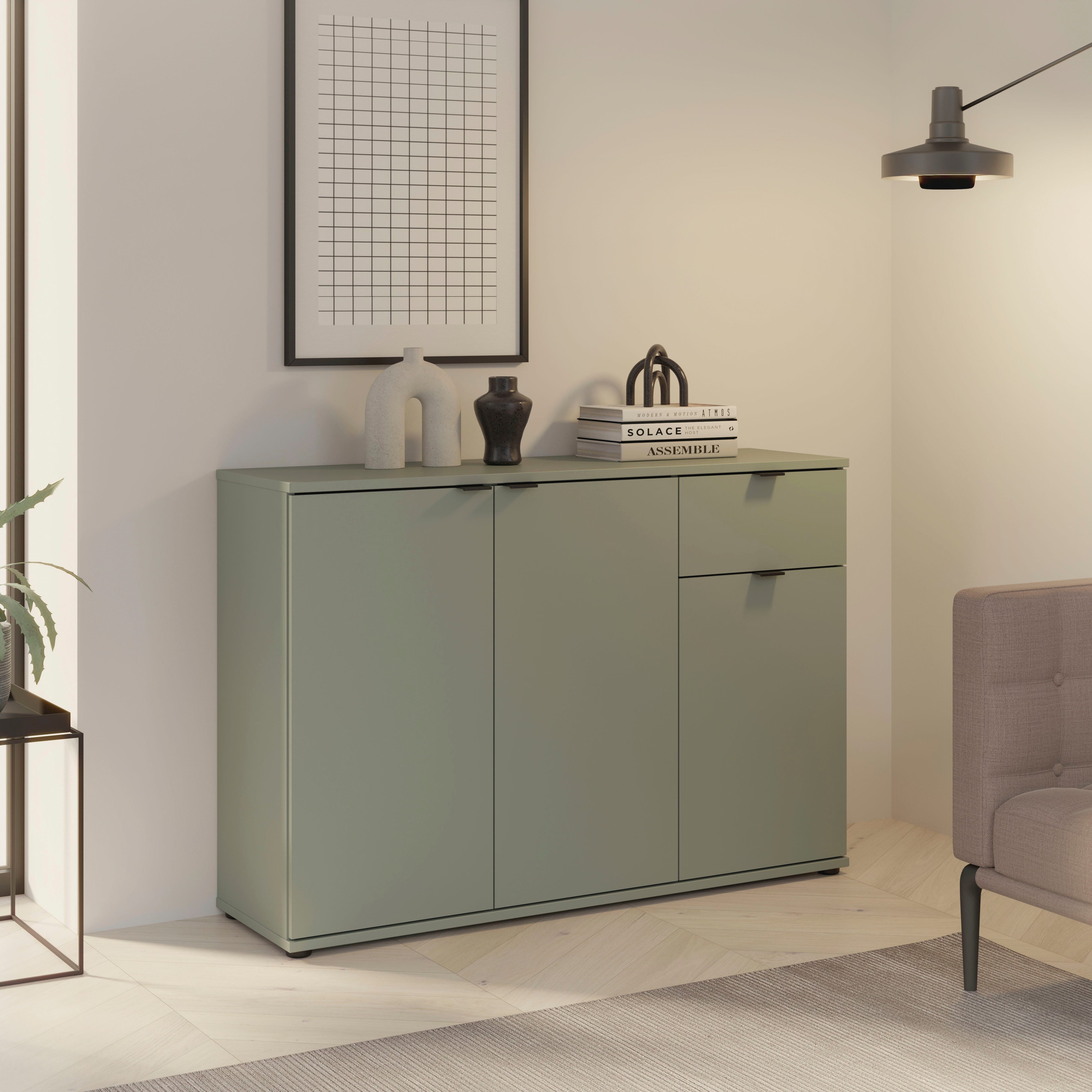 FORTE Sideboard "Ganymede", Sideboard, Stauraum, Schublade; Metallgriffe, 4 günstig online kaufen