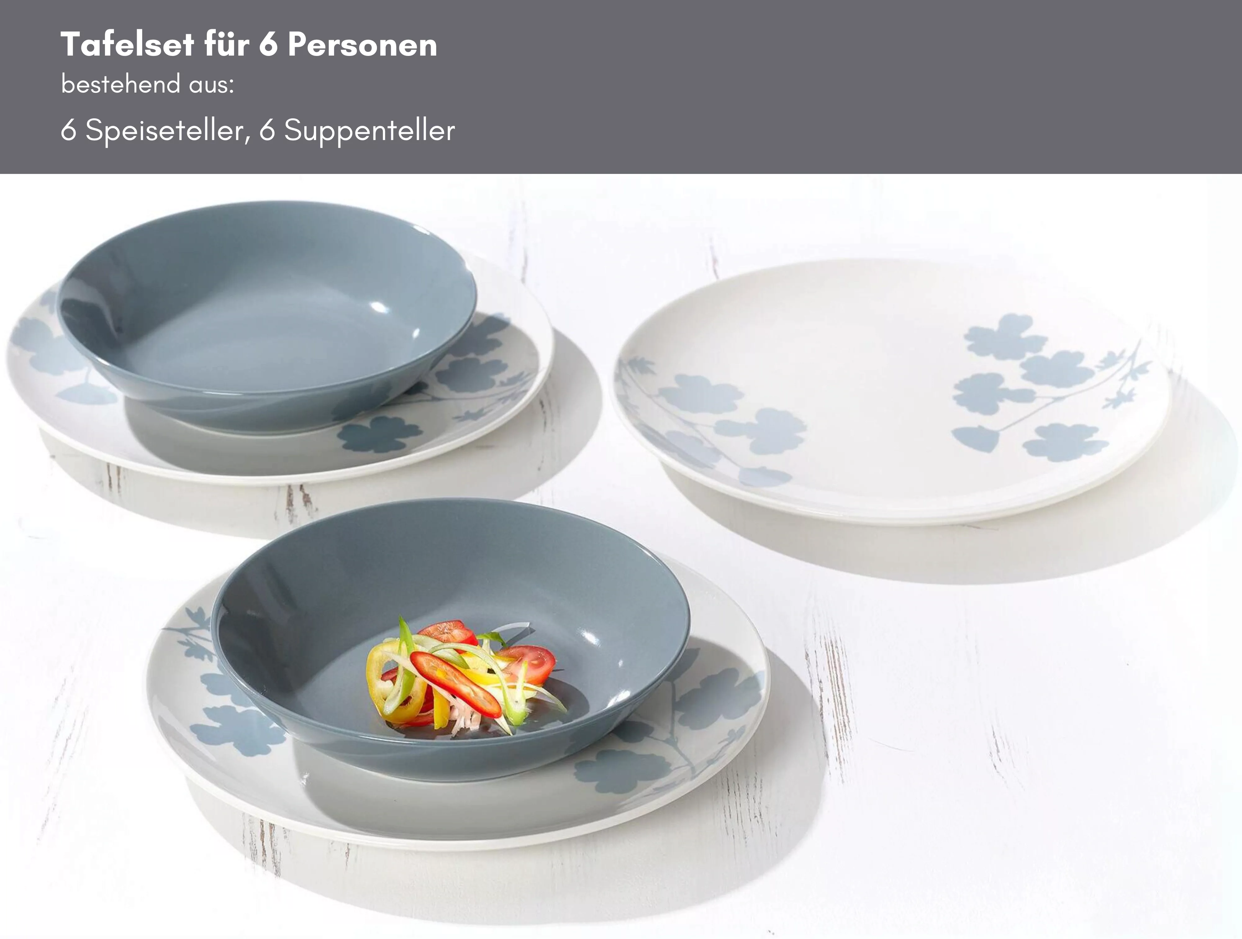 Ritzenhoff & Breker Tafelservice »Ida«, (Set, 12 tlg.), Landhaus/Scandi-Sty günstig online kaufen