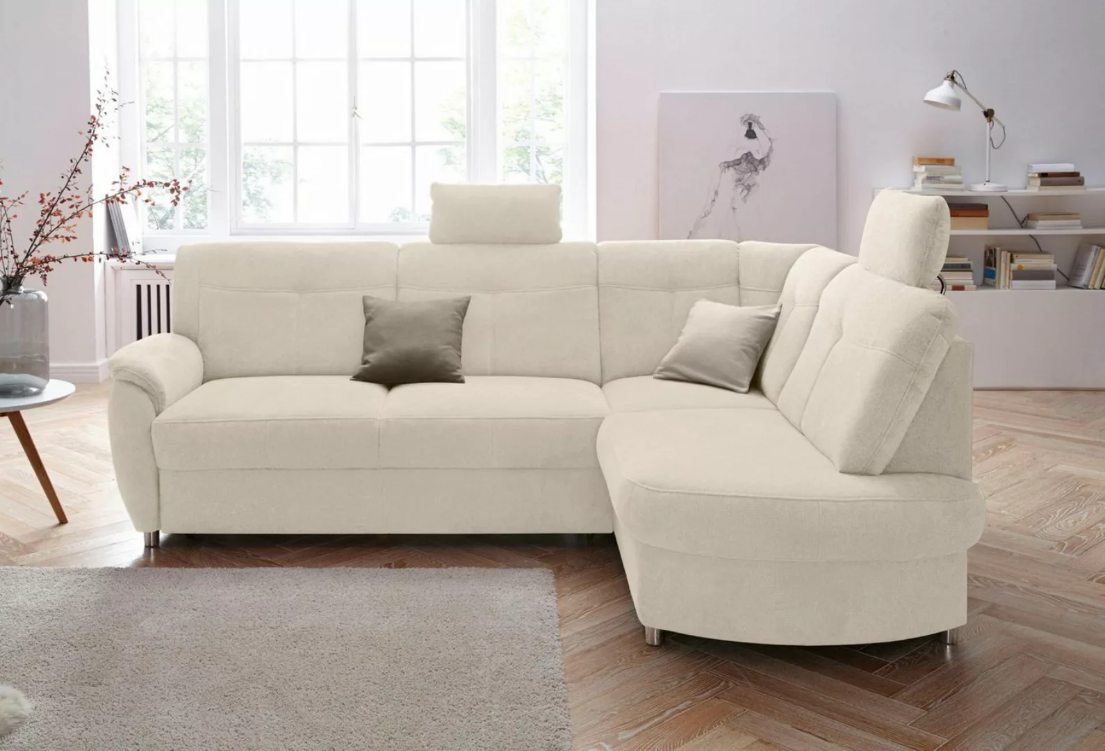 sit&more Ecksofa Sonoma L-Form, wahlweise mit Bettfunktion und Bettkasten günstig online kaufen