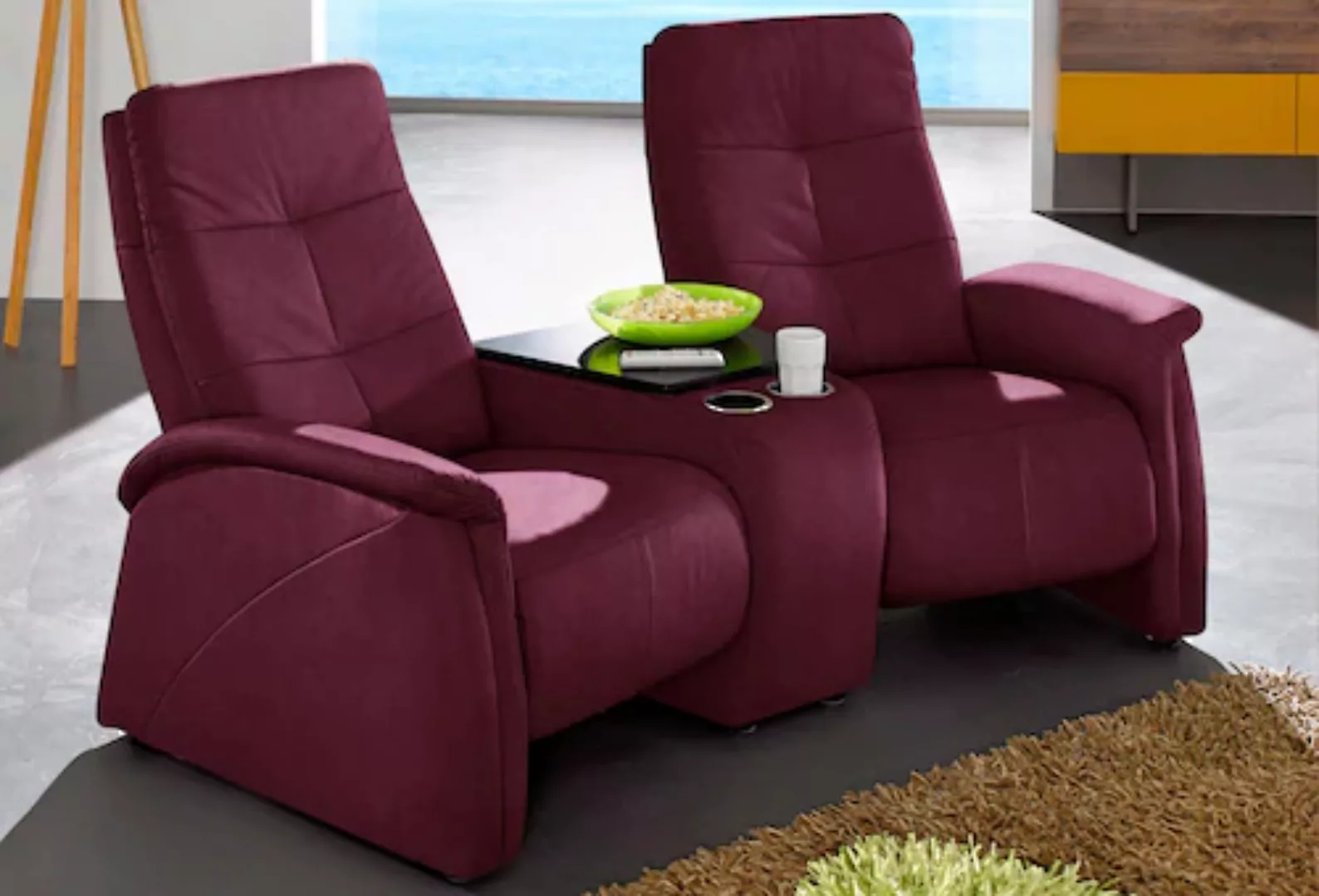 exxpo - sofa fashion 2-Sitzer Tivoli, mit Relaxfunktion, integrierter Tisch günstig online kaufen