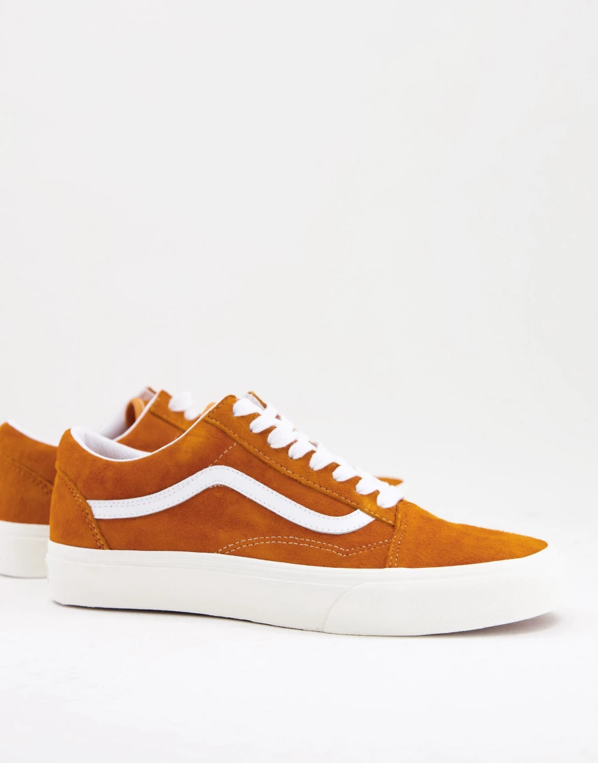 Vans – Pig Suede Old Skool – Sneaker in Orange günstig online kaufen