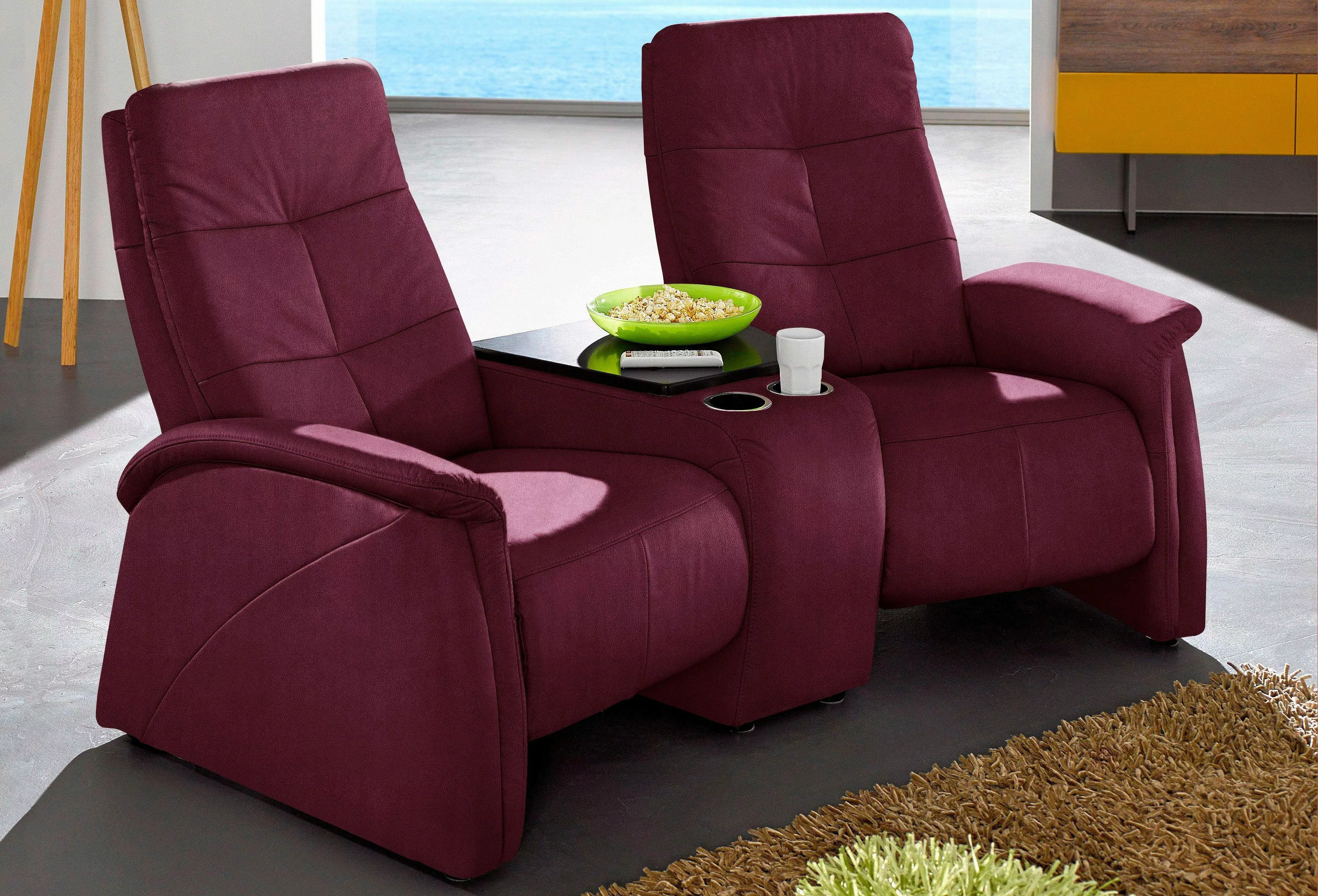 exxpo - sofa fashion 2-Sitzer "Tivoli, Kinosofa, bequem,", mit Relaxfunktio günstig online kaufen