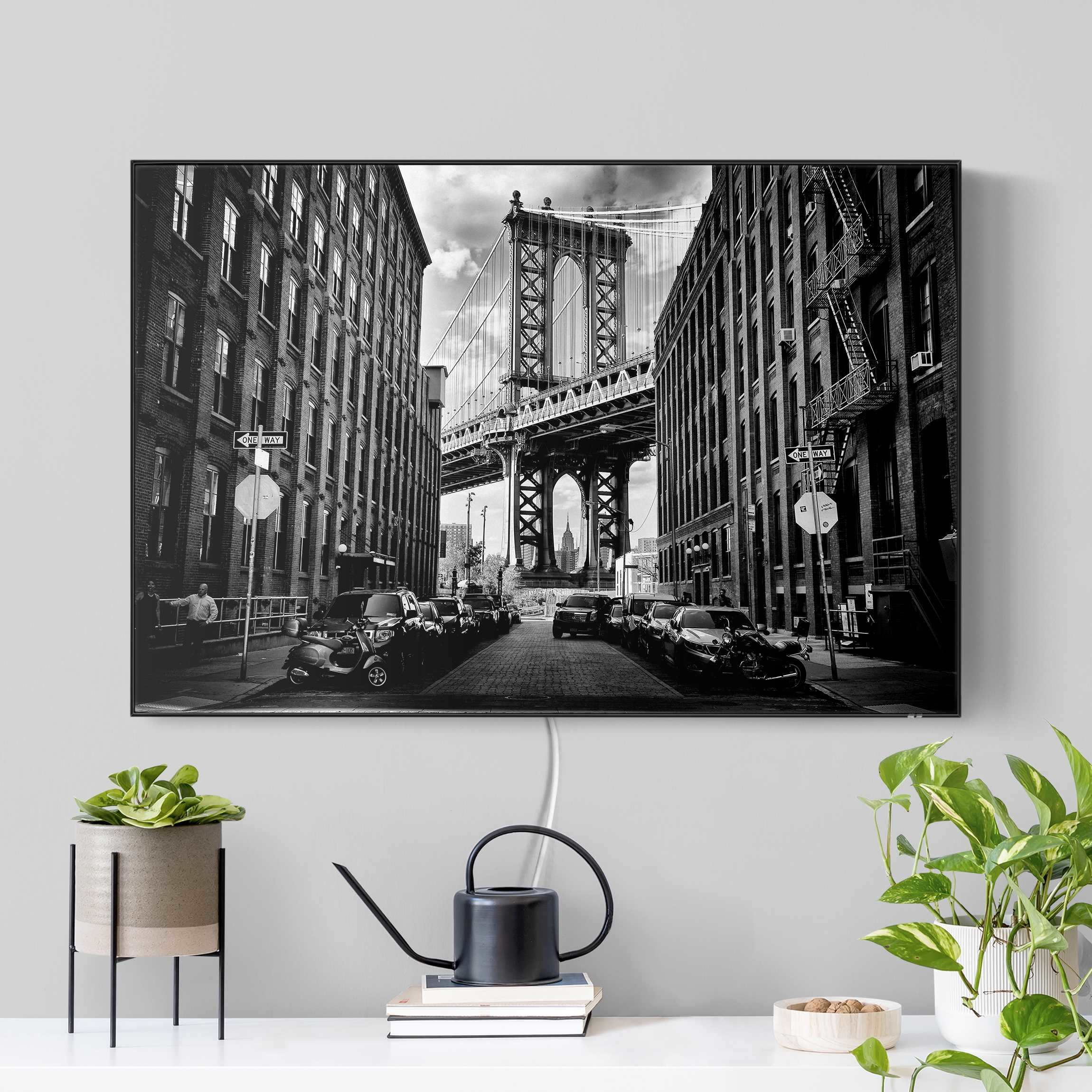 LED-Wechselbild Manhattan Bridge in America günstig online kaufen