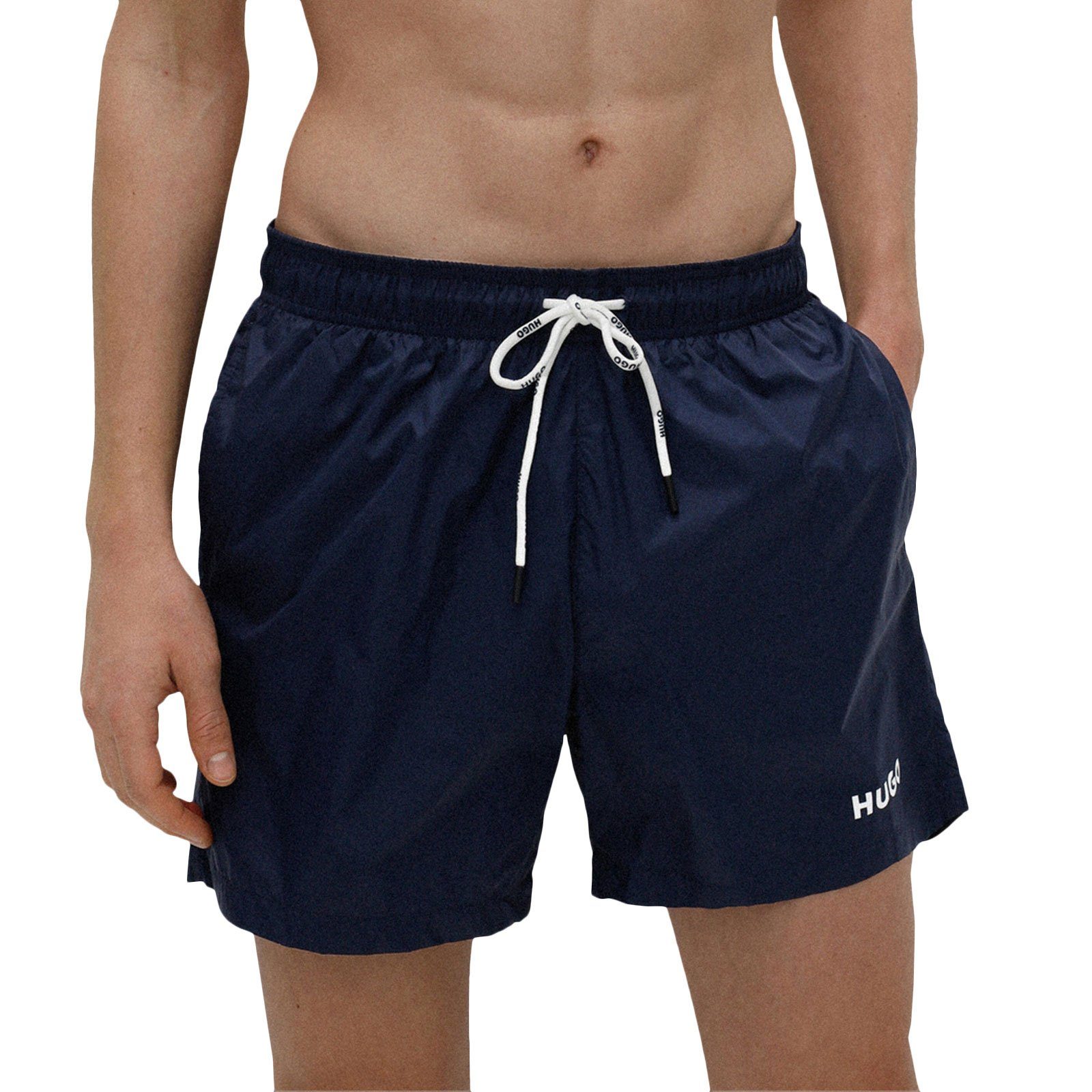 HUGO Badehose Haiti mit Markenschriftzug auf günstig online kaufen