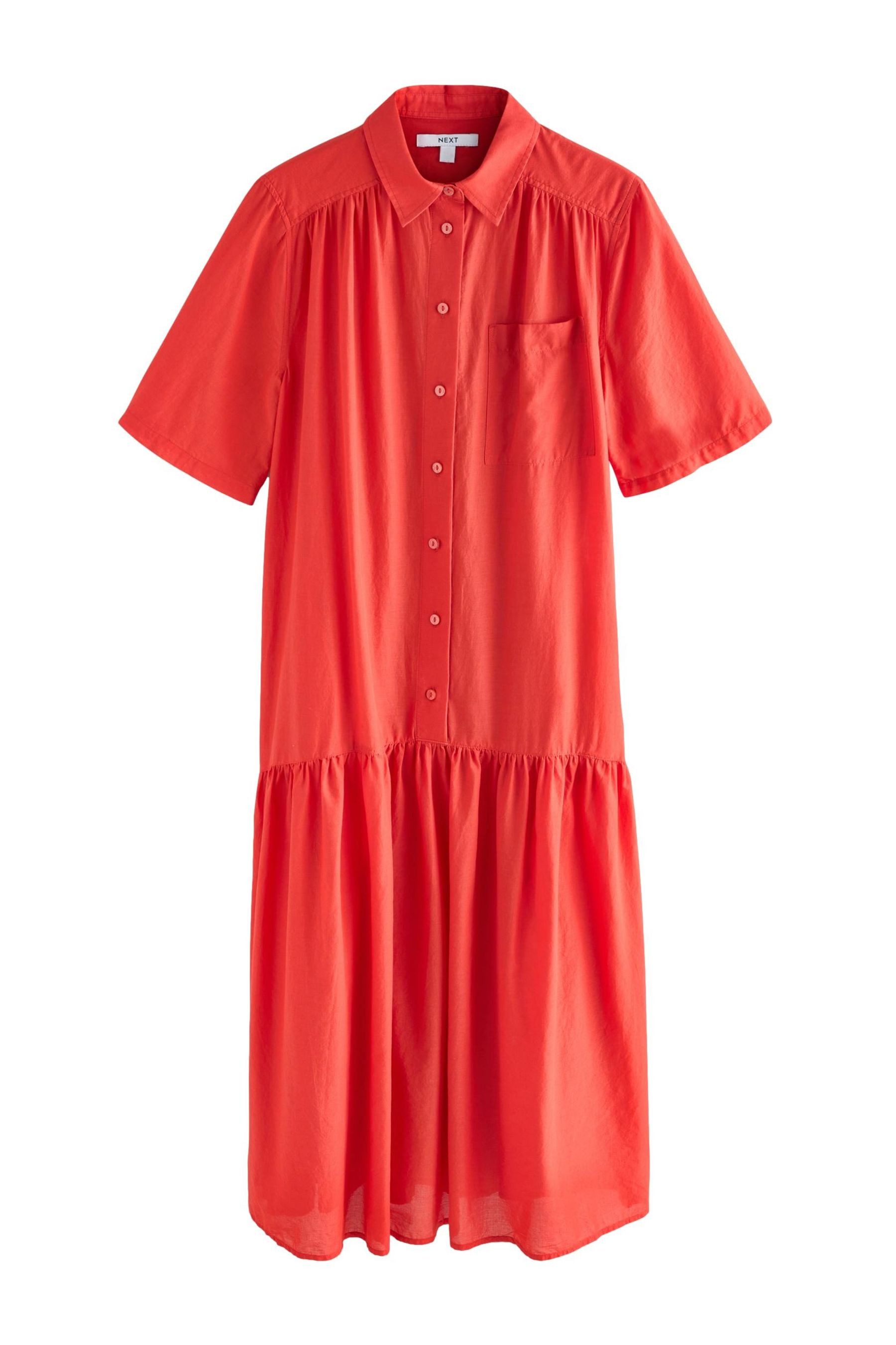 Next Maxikleid Kurzarm-Maxikleid aus Baumwolle mit günstig online kaufen