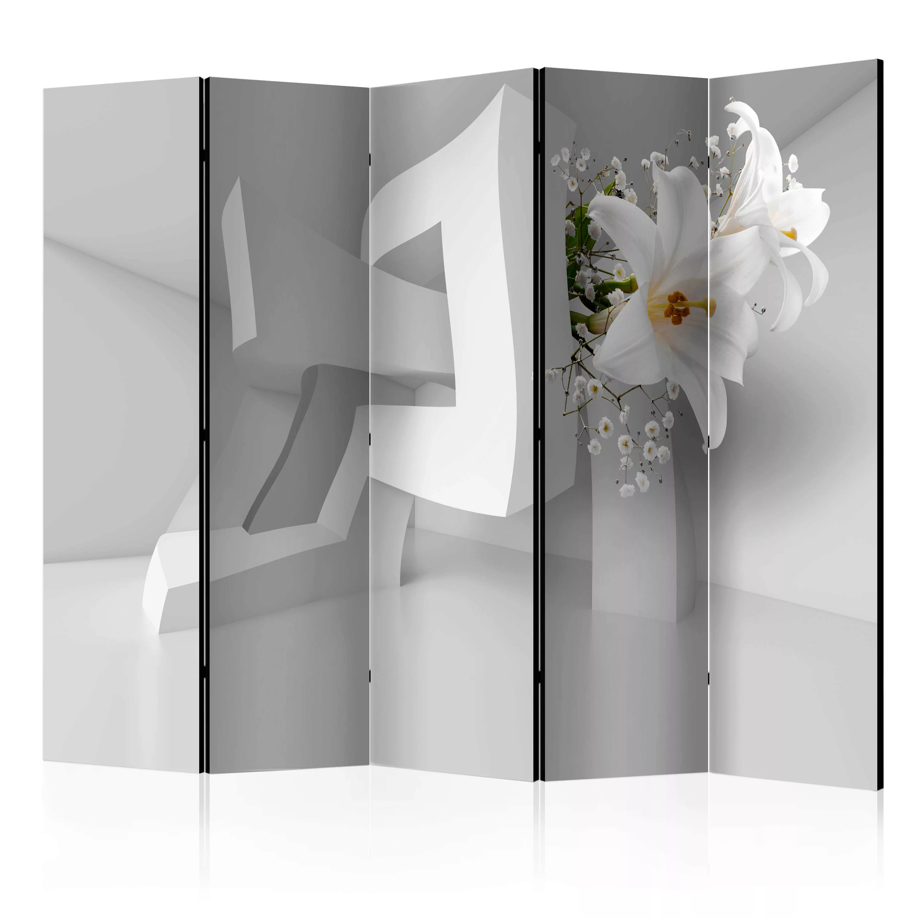 5-teiliges Paravent - Twisted Illusion Ii [room Dividers] günstig online kaufen