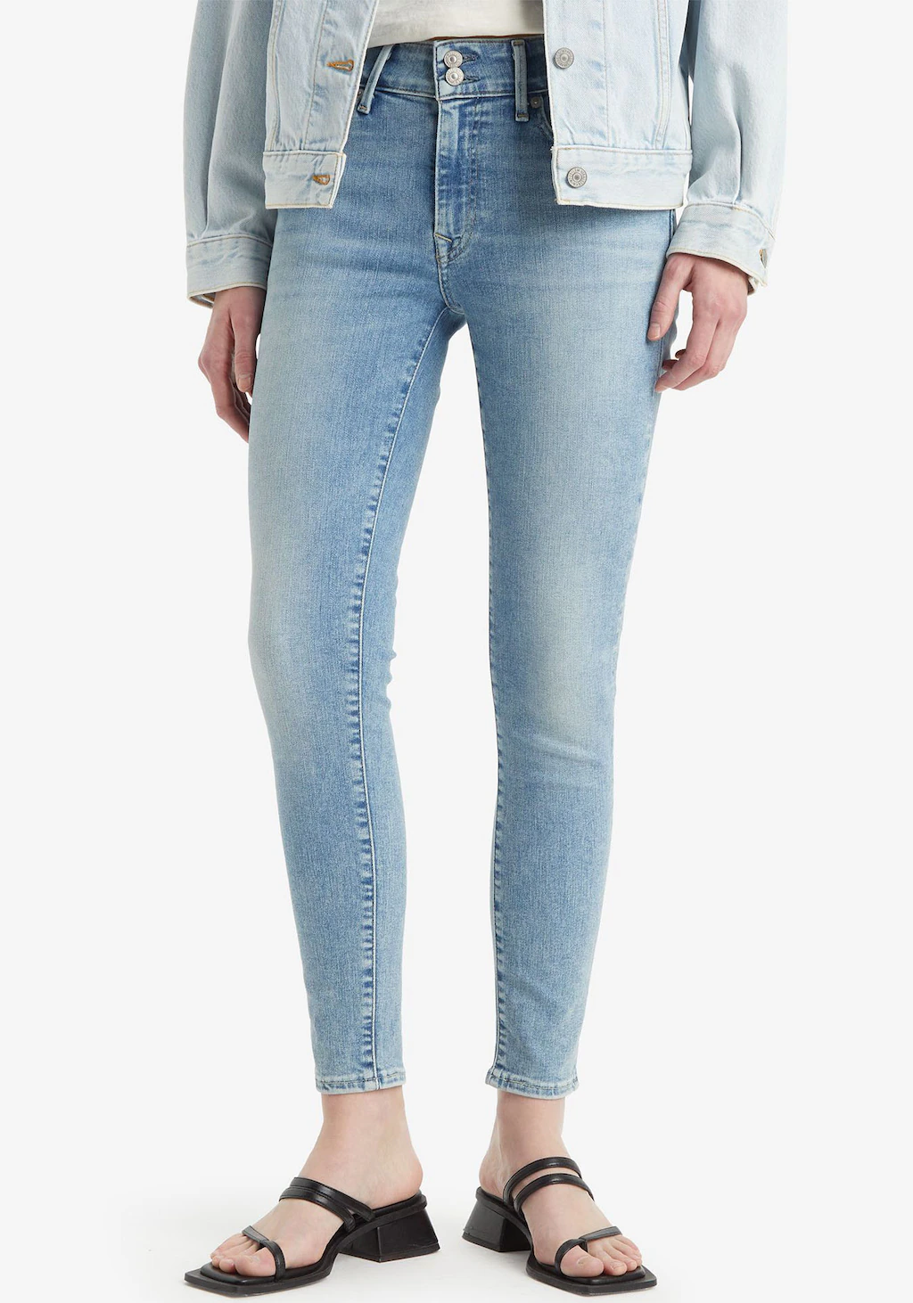 Levis Röhrenjeans "711 DOUBLE BUTTON" günstig online kaufen