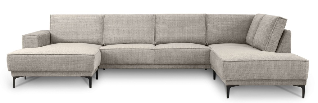 Places of Style Wohnlandschaft "XXL Sofa Oland, Struktur, Flachgewebe, Luxu günstig online kaufen