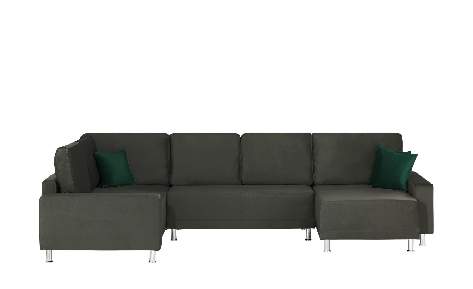 Wohnlandschaft - grau - 350 cm - 167 cm - Polstermöbel > Sofas > Wohnlandsc günstig online kaufen