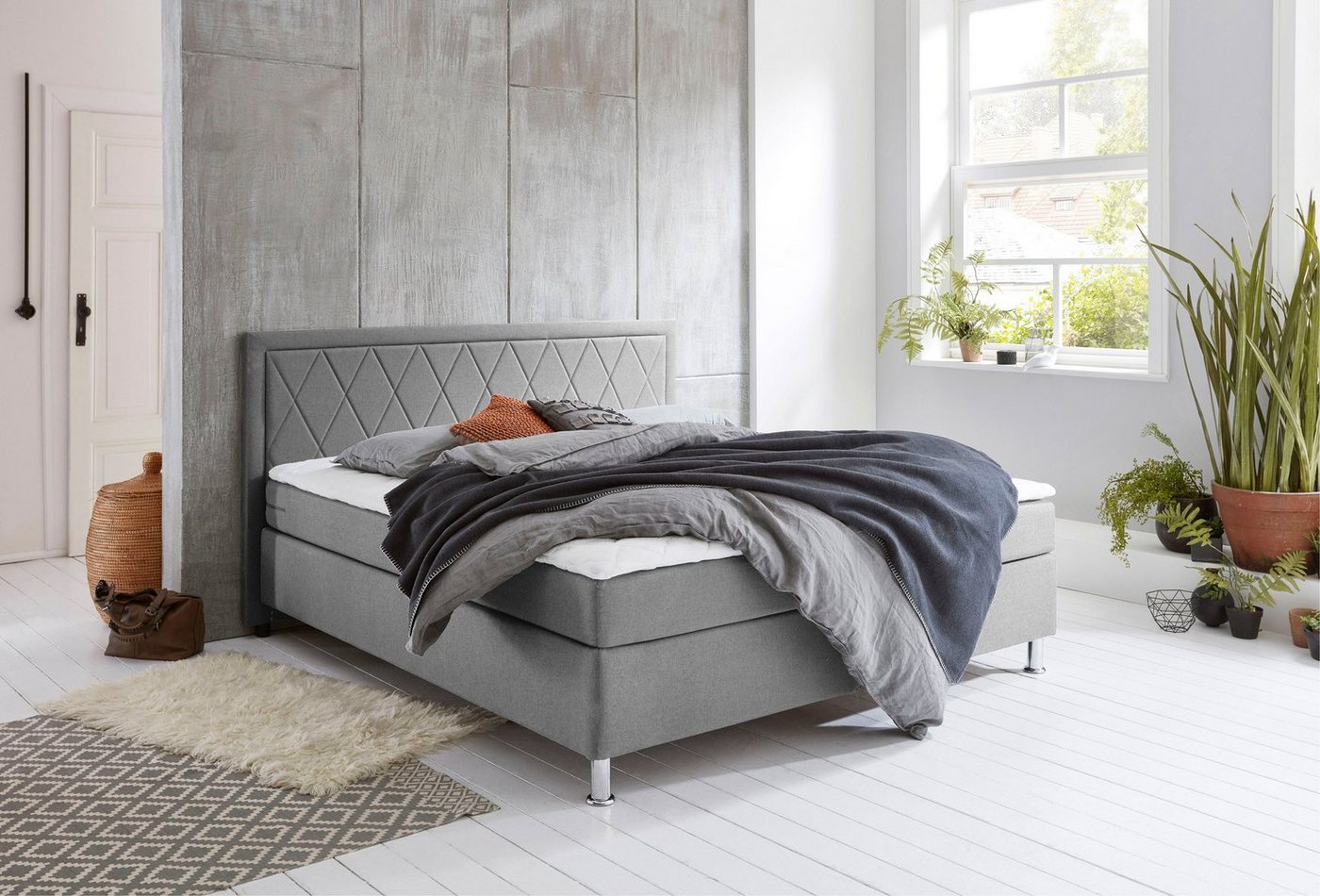 ATLANTIC home collection Boxbett "Helen", Tonnentaschenfederkern-Matratze u günstig online kaufen