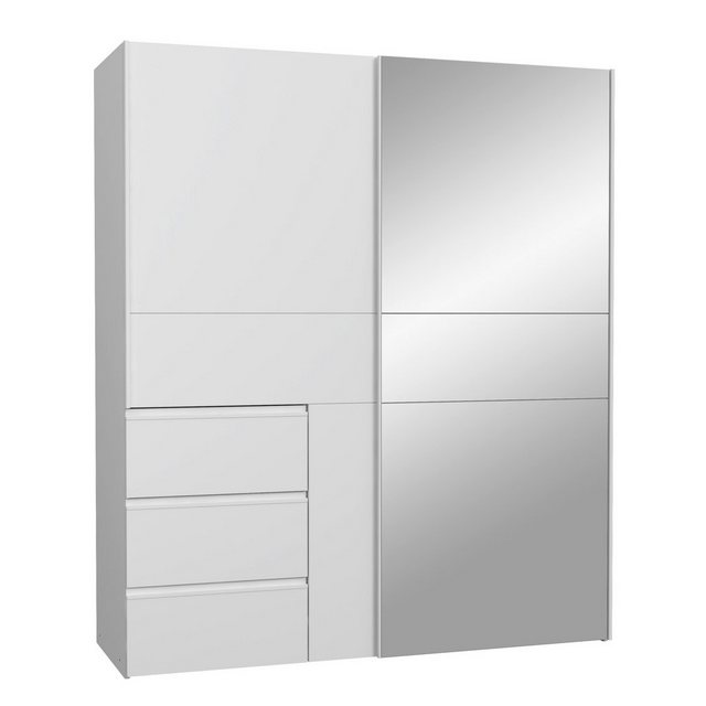 freiraum Schwebetürenschrank Winn2 (BxHxT: 170,3x205x61,2 cm) in Weiß mit 3 günstig online kaufen