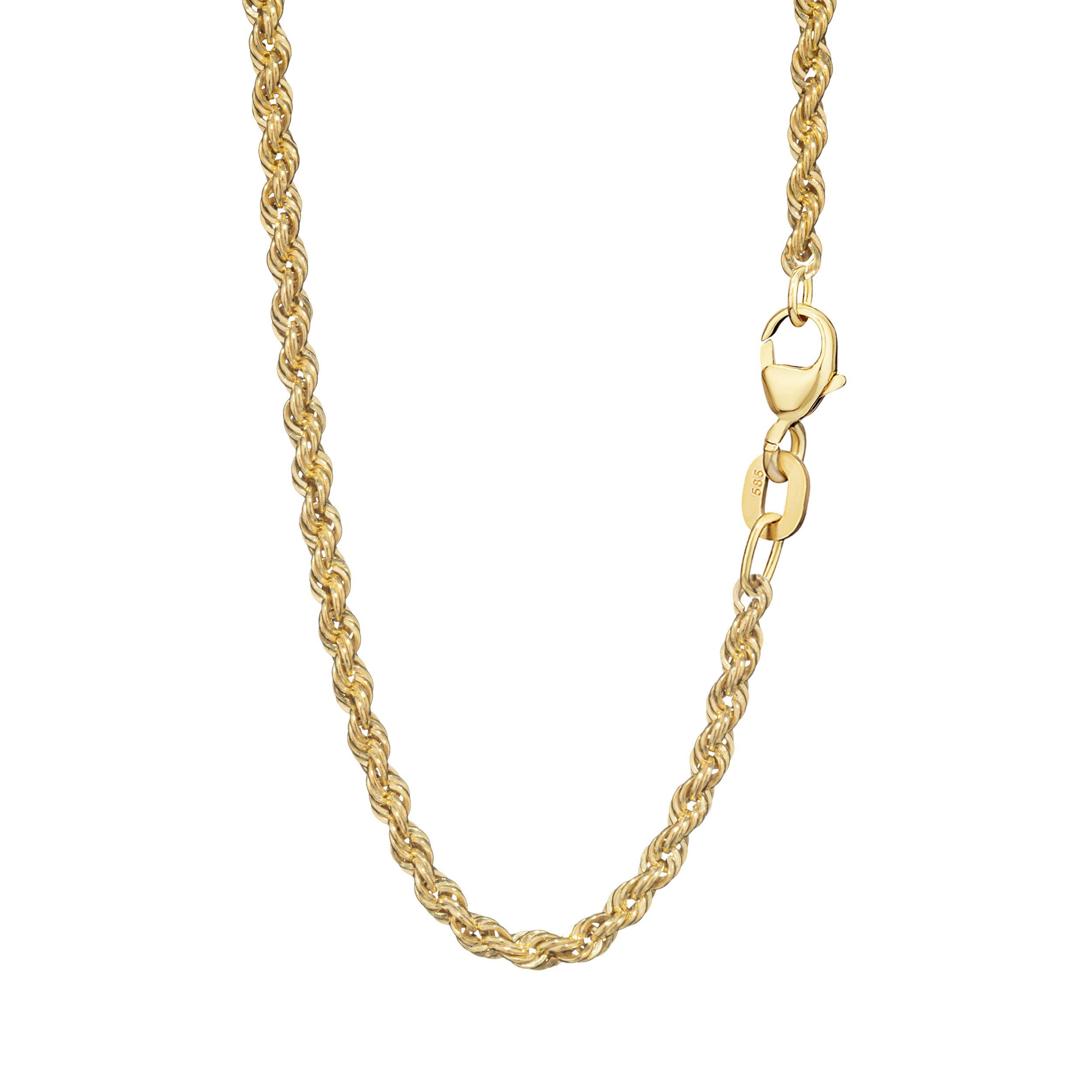 NKlaus Goldkette 50cm Zopfkette 585 Gelb günstig online kaufen