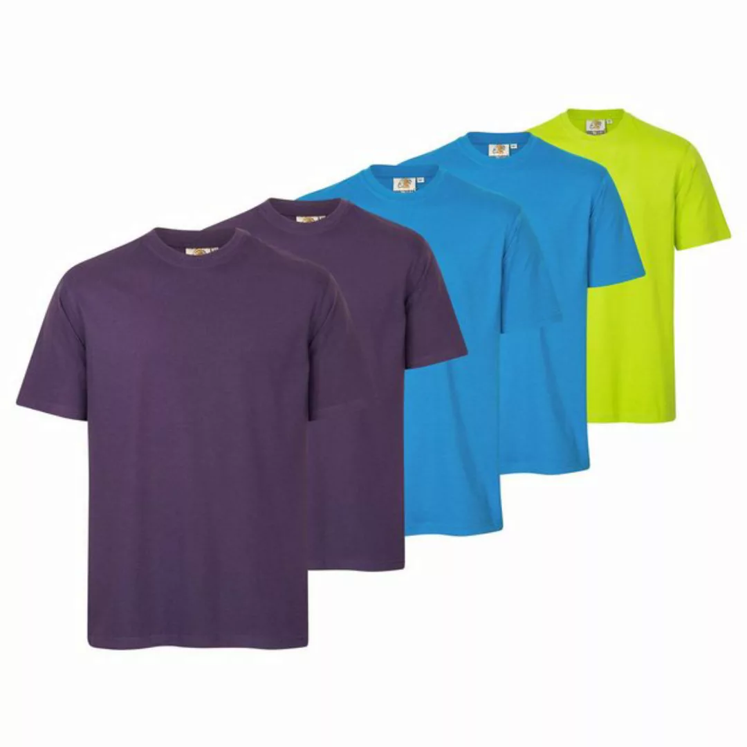 WORXWEAR T-Shirt Herren (Spar-Set, 5-tlg) Strapazierfähiges T-Shirt mit Ein günstig online kaufen