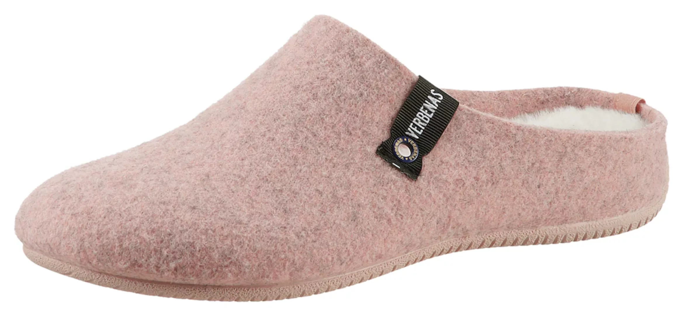 VERBENAS Pantoffel "York Fieltro", Hausschuh, Homeslipper, Clog mit Warmfut günstig online kaufen