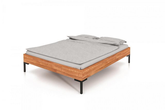 Natur24 Einzelbett Bett Seiba 3 Kernbuche massiv 100x200 ohne Kopfteil Meta günstig online kaufen