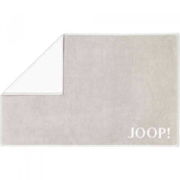 JOOP! Classic - Doubleface Badematte 1600 - 50x80 cm - Farbe: Silber/Weiß - günstig online kaufen