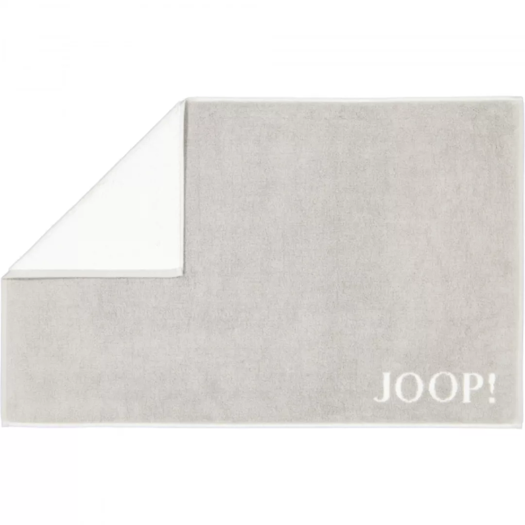 JOOP! Classic - Doubleface Badematte 1600 - 50x80 cm - Farbe: Silber/Weiß - günstig online kaufen